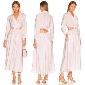 REVOLVE  YFB Derby Violet midi cut out dress